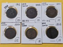Six Canadian Bank Tokens