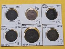 Six Canadian Bank Tokens
