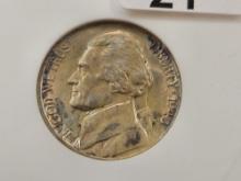 GEM! ANACS 1943-D Silver Jefferson Nickel in Mint State 66 Five Steps
