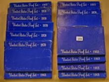 Thirteen 40% Silver US Proof Sets
