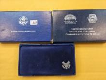 Three Silver US Mint Products