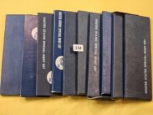 Ten US 40% Silver Special Mint Sets