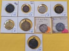 Nine Mixed World Tokens