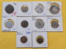 Ten Mixed Exonumia Items