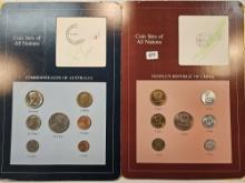 Two World Uncirculated Coin Sets