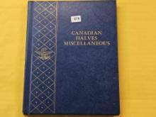 Miscellaneous Canadian Half Dollar Whitman Album