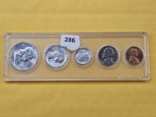 Semi-key 1956 Silver Year Set