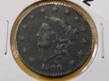 1829 Coronet Head Large Cent