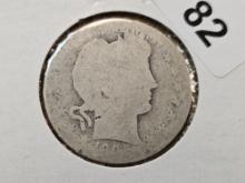 Better Date 1905-S Barber Silver Quarter