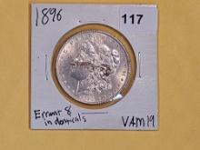 Variety! 1896 Morgan Dollar