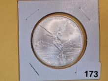 GEM Brilliant Uncirculated 2023 Mexico silver Onza