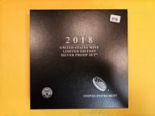 2018 US Mint Limited Edition SILVER Proof Set