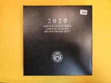 2020 US Mint Limited Edition SILVER Proof Set