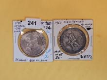 Two cool silver pieces of exonumia