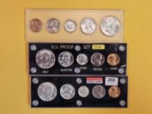 Three US Silver Sets