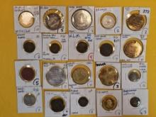Twenty more pieces of cool exonumia