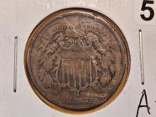 1867 Two Cent piece