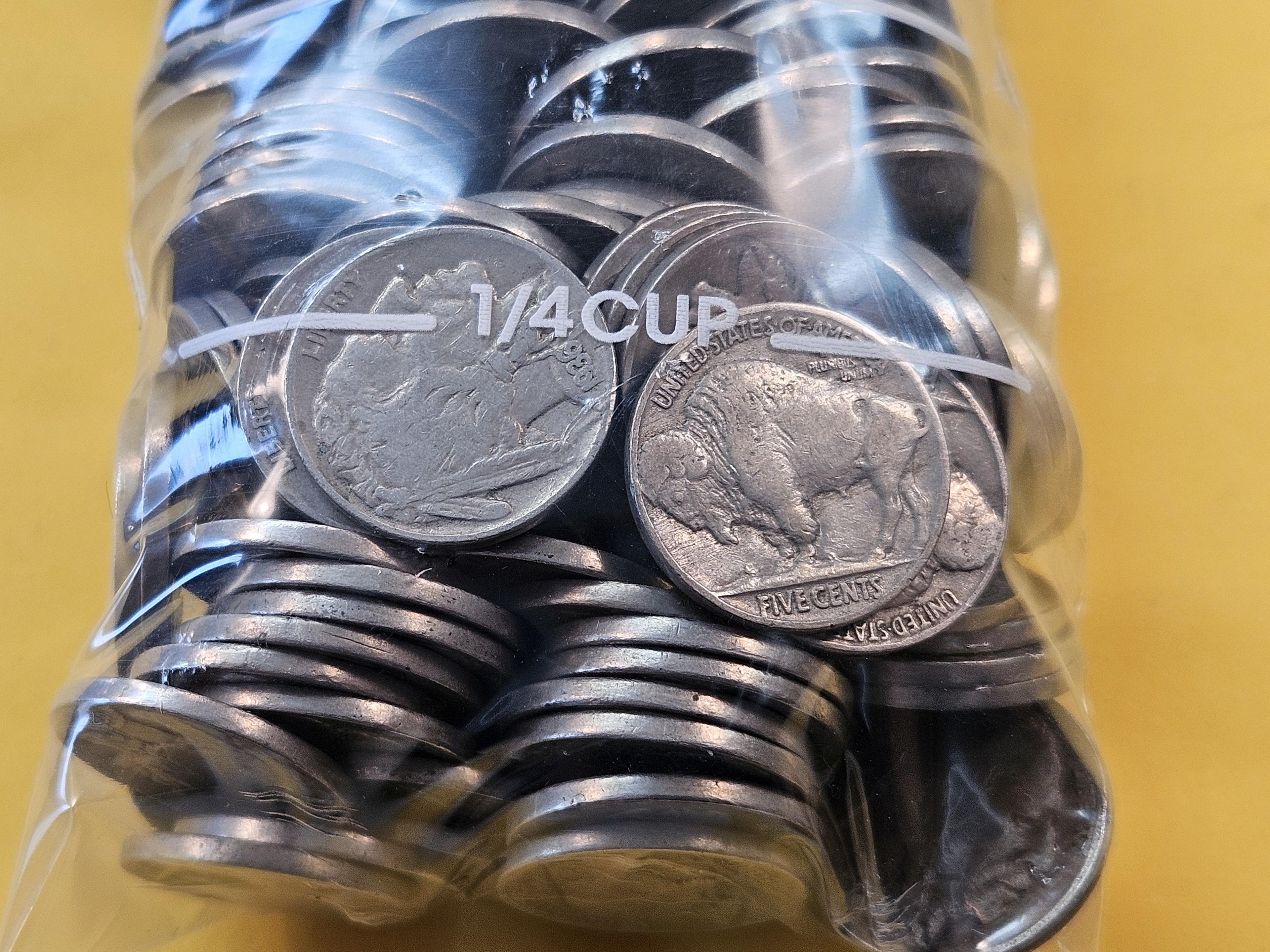 Two hundred ninety-two Very Good - Very Fine Buffalo Nickels