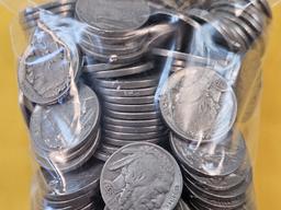 Two hundred ninety-two Very Good - Very Fine Buffalo Nickels