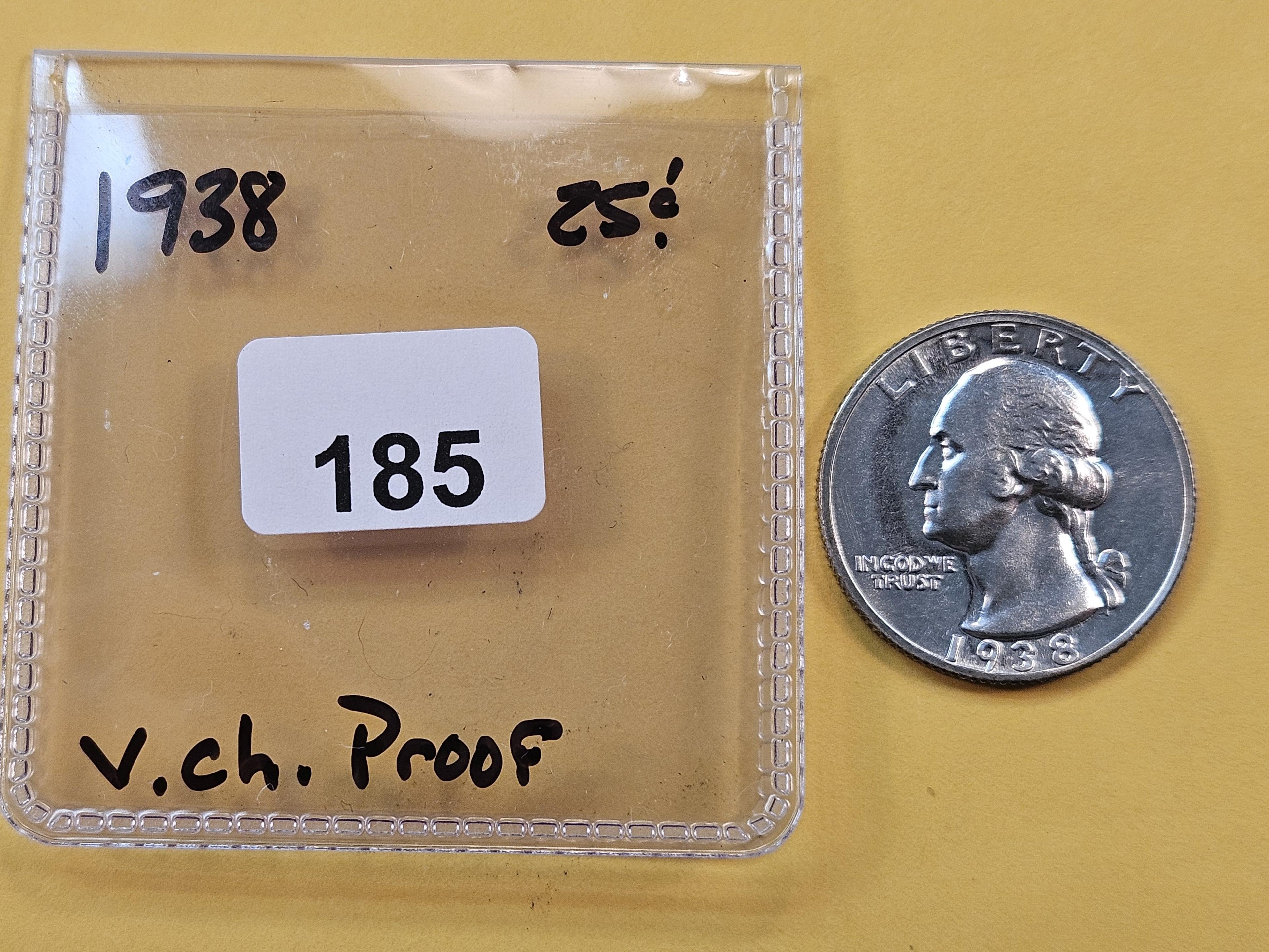 1938 Proof Washington Quarter