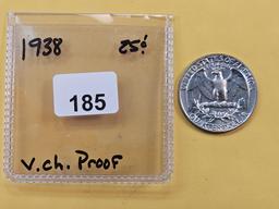 1938 Proof Washington Quarter