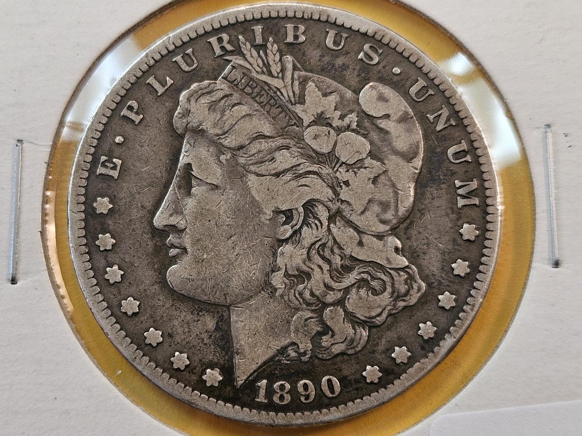 ** KEY DATE! ** 1890-CC Morgan Silver Dollar