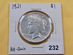 ** KEY DATE ** 1921 Peace Silver Dollar