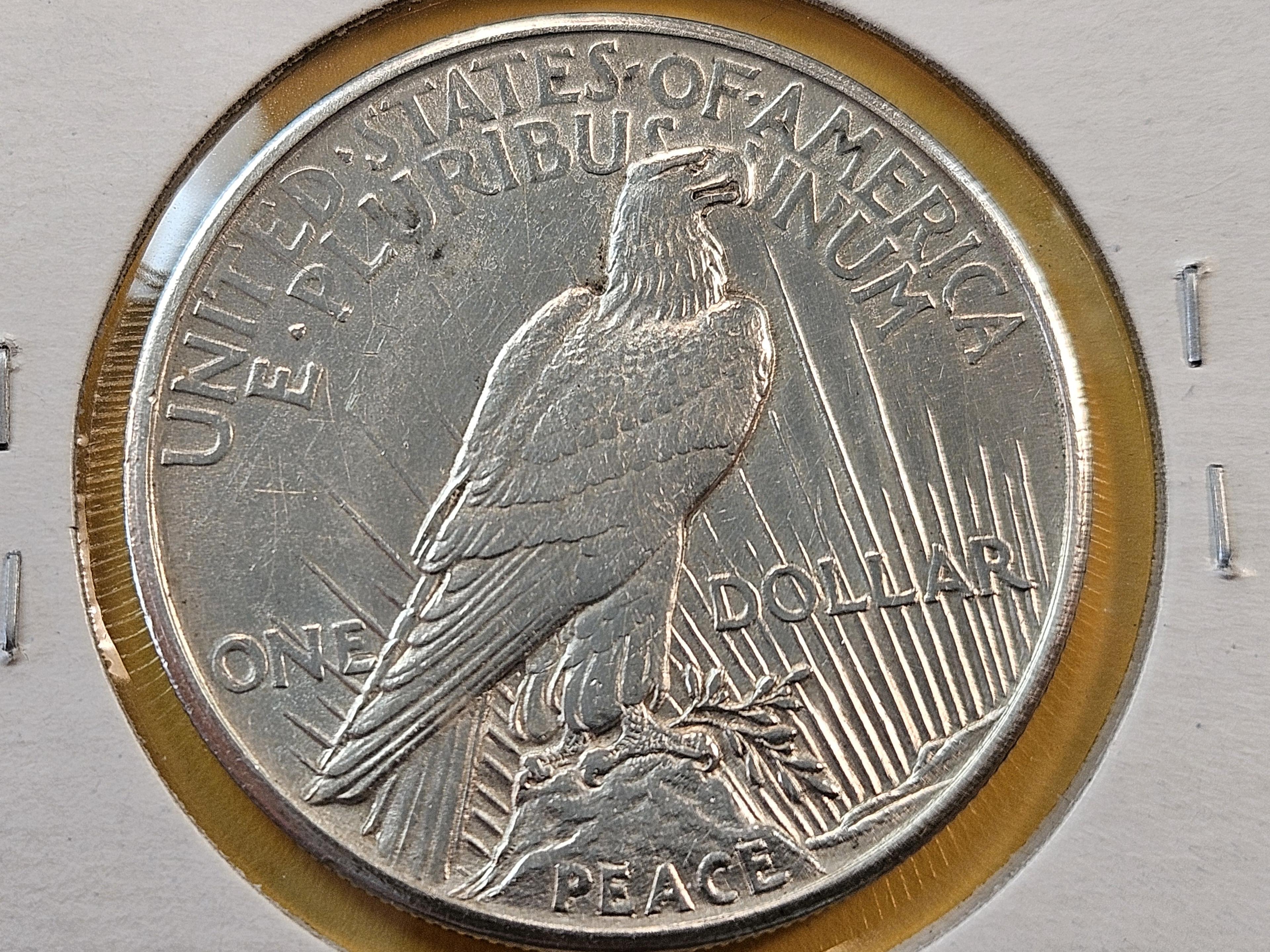 ** KEY DATE ** 1921 Peace Silver Dollar