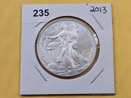 GEM Brilliant Uncirculated 2013 American Silver Eagle