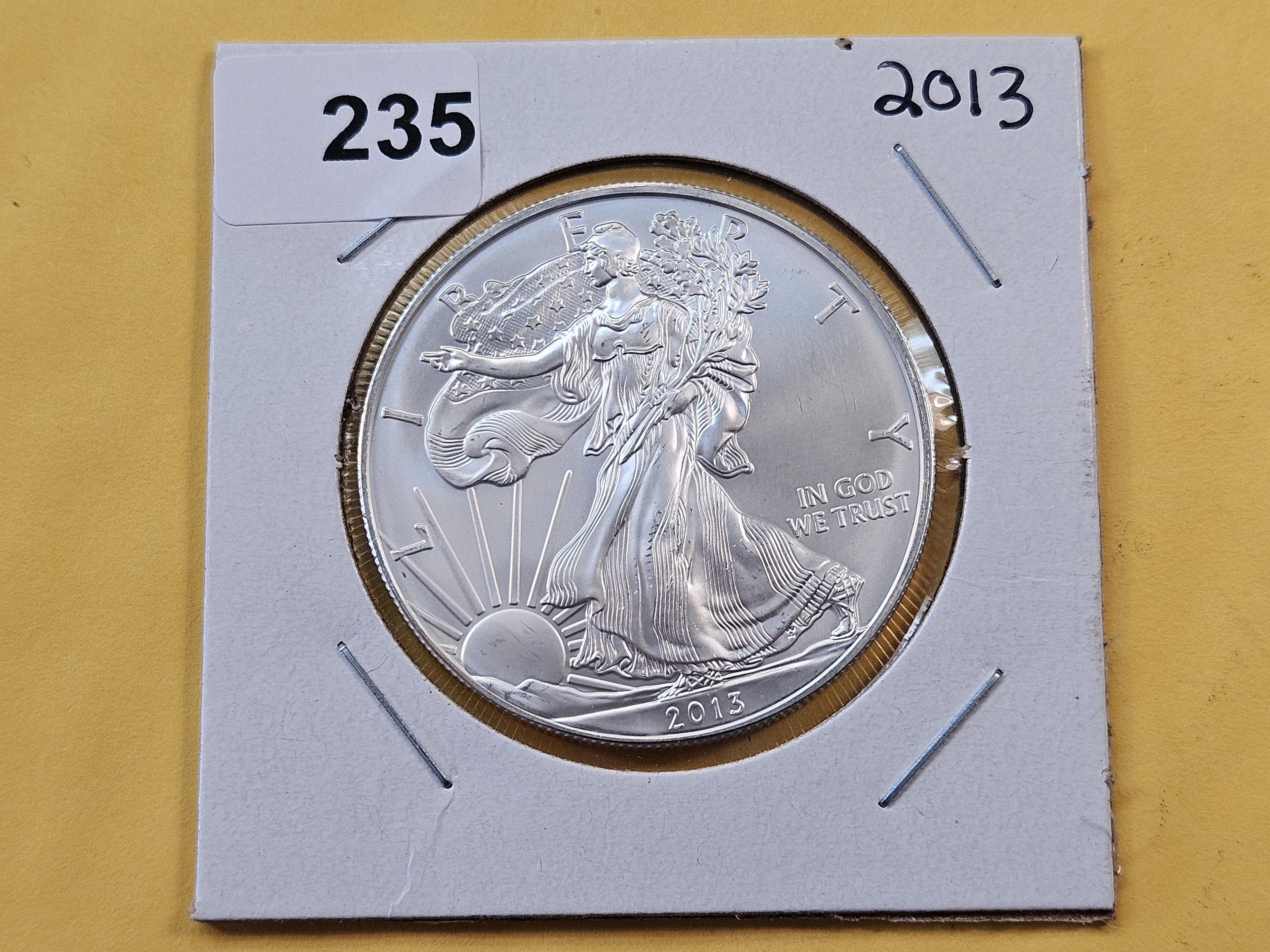GEM Brilliant Uncirculated 2013 American Silver Eagle