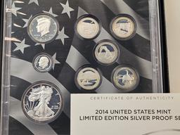 2014 US Mint Limited Edition Silver Proof Set