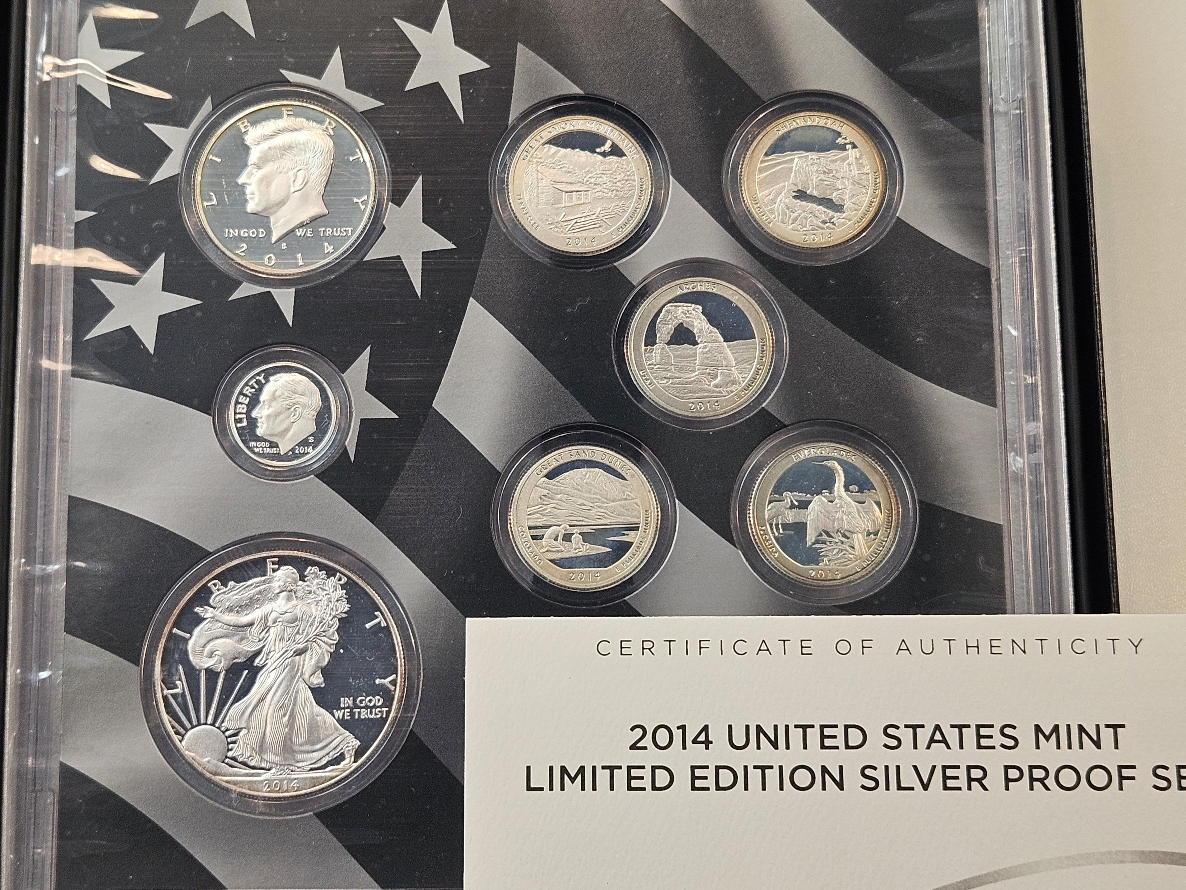 2014 US Mint Limited Edition Silver Proof Set