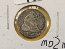 1873 Seated Liberty Silver Half Dime