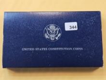1987 US Constitution Commemorative Proof Silver Dollar
