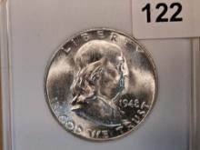 1948-D Franklin Half Dollar in Very Choice Brilliant Uncirculated FBL