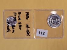 Two Spot-Free GEM Proof silver coins from 1956