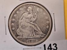 1876-S Seated Liberty Half Dollar