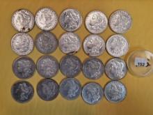 ** FULL ROLL ** Twenty Morgan Silver Dollars