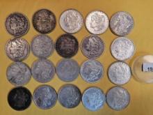 ** FULL ROLL ** Twenty Morgan Silver Dollars
