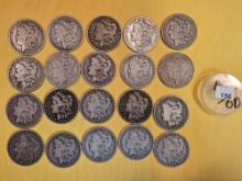 ** FULL ROLL ** Twenty Morgan Silver Dollars