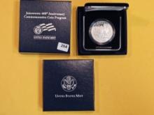 2007 GEM Proof Deep Cameo Jamestown Commemorative Silver Dollar