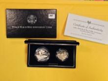 GEM Proof Deep Cameo 1991 - 1995 Commemorative Silver Dollar Set