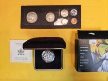 Two silver coin sets from Canadad