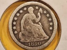 1850-O Seated Liberty Half Dime