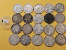 ** FULL ROLL ** Twenty Morgan Silver Dollars