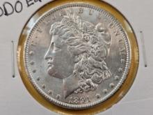 Variety! Brilliant Uncirculated 1891 Morgan Silver Dollar with DDO Ear