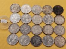 ** FULL ROLL ** Twenty Morgan Silver Dollars