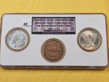 NGC Brilliant Uncirculated Fitzgerald's Nevada Club Reno Hoard Set