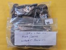 Three Pounds of Circulated Wheat Cents with a Semi Key Date