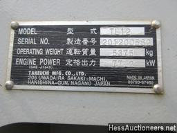 2013 TAKEUCHI TL12 CRAWLER LOADER